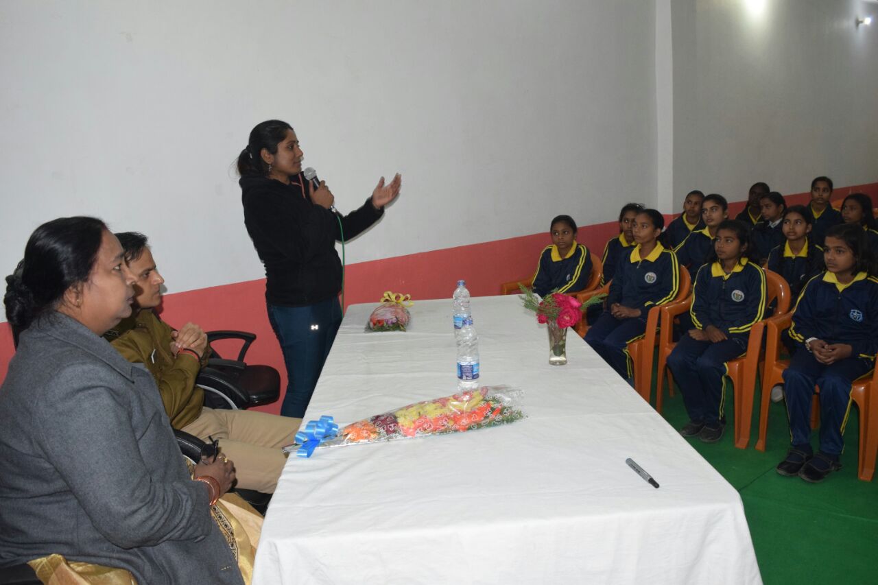 Girls' Safety workshop by Deepti Shankar at Shemford School, Mirzapur. 