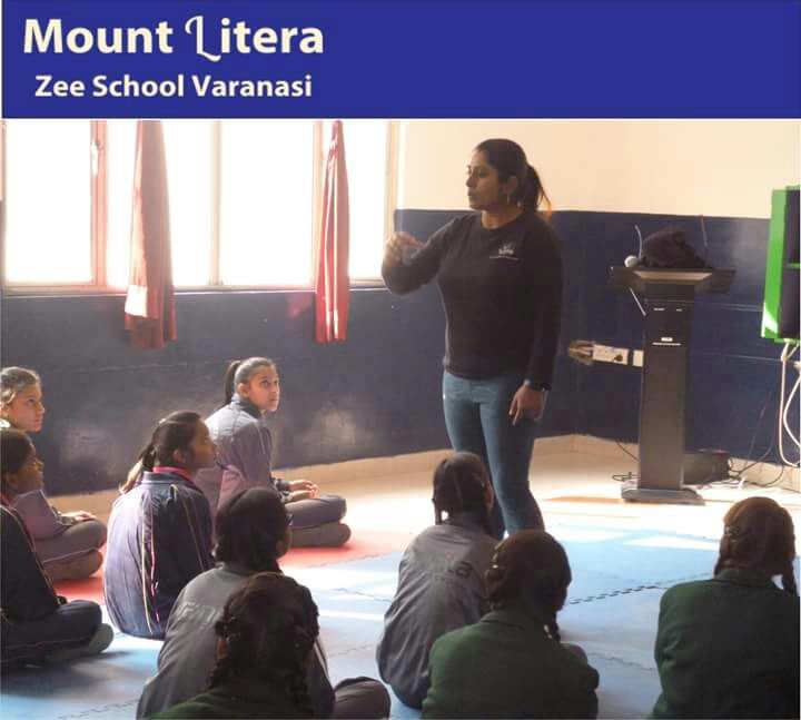 Safety skills workshop by Deepti Shankar  Mt Litera School Varanasi